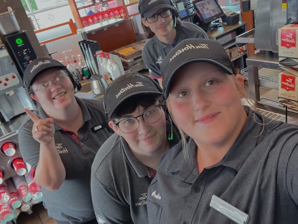 A group of Tim Hortons Employees